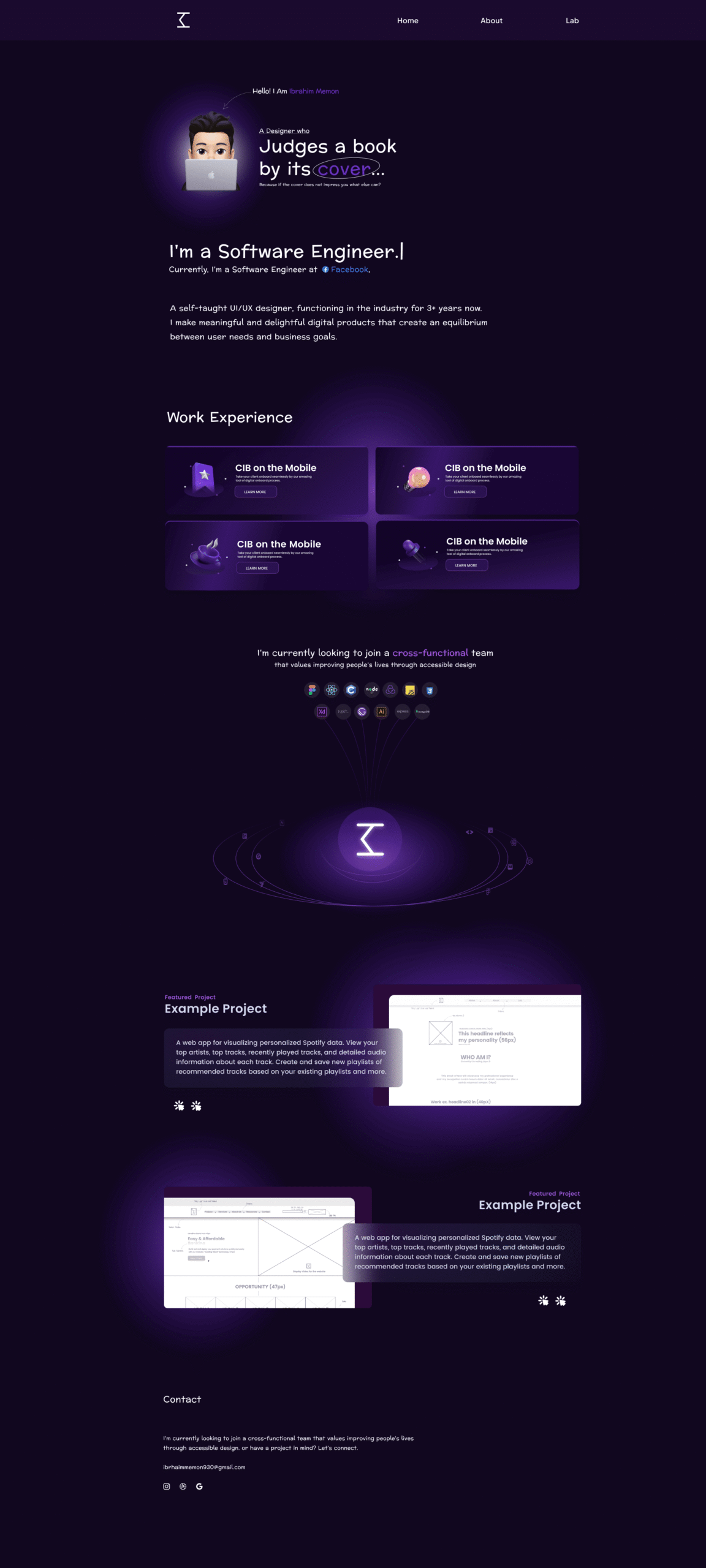 Faraaz Portfolio Demo