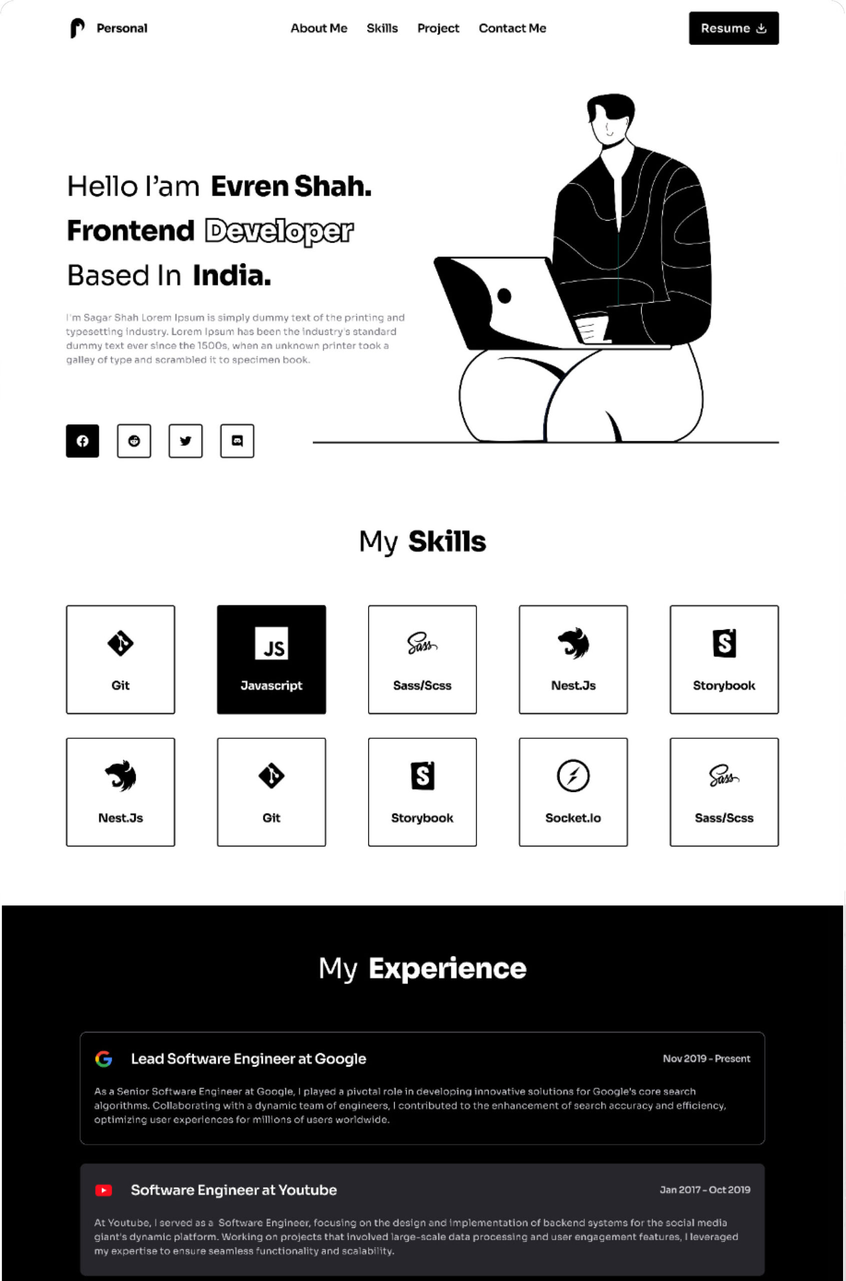 Faraaz Portfolio Demo